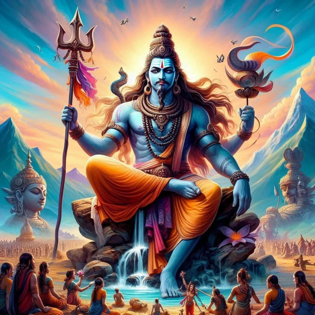 Artistic Mahadev Captions for Creatives