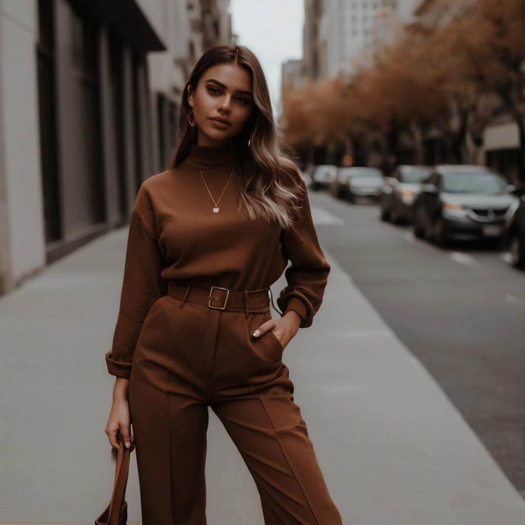 Best Brown Outfit Captions  