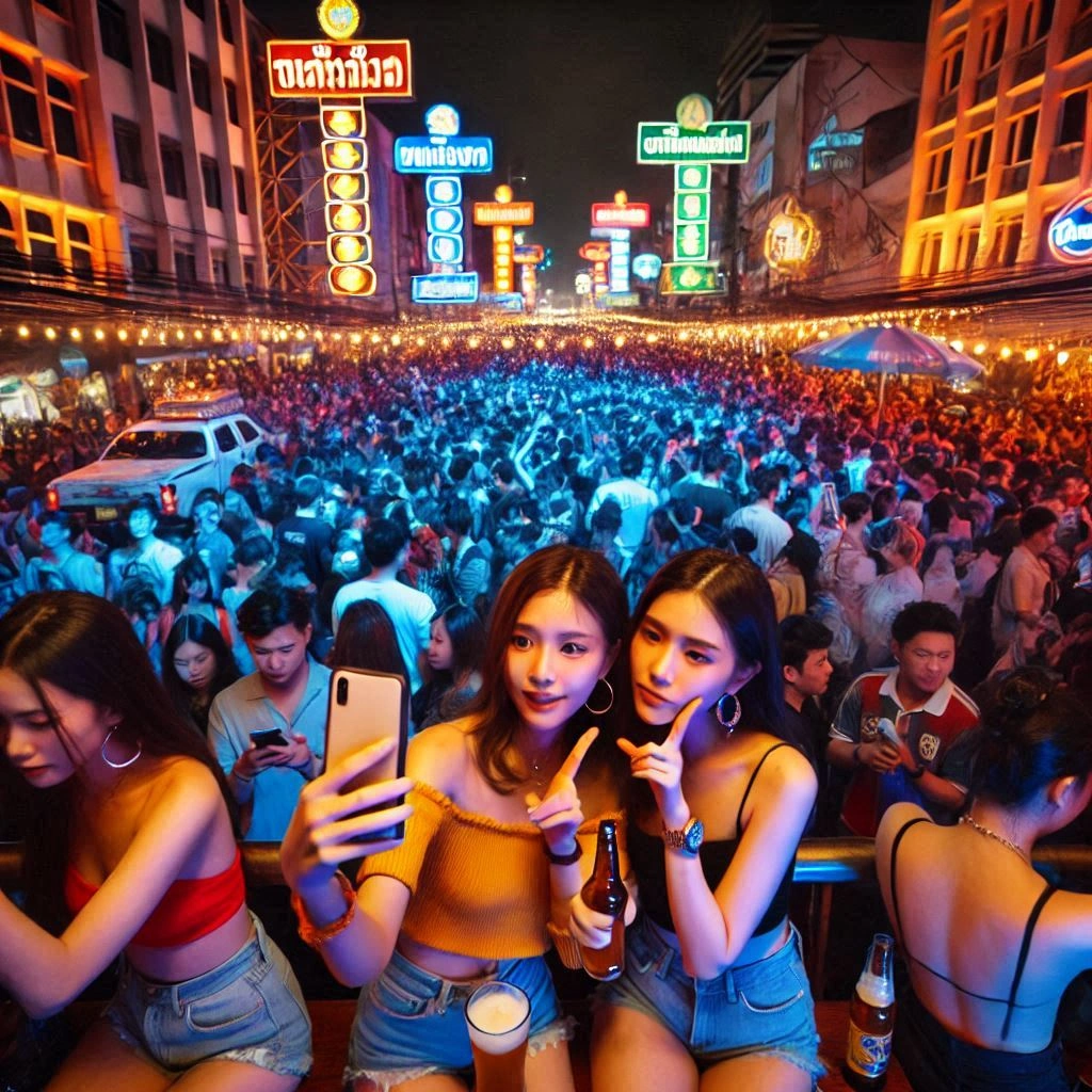 Captions for Thailand’s Nightlife and Party Scene