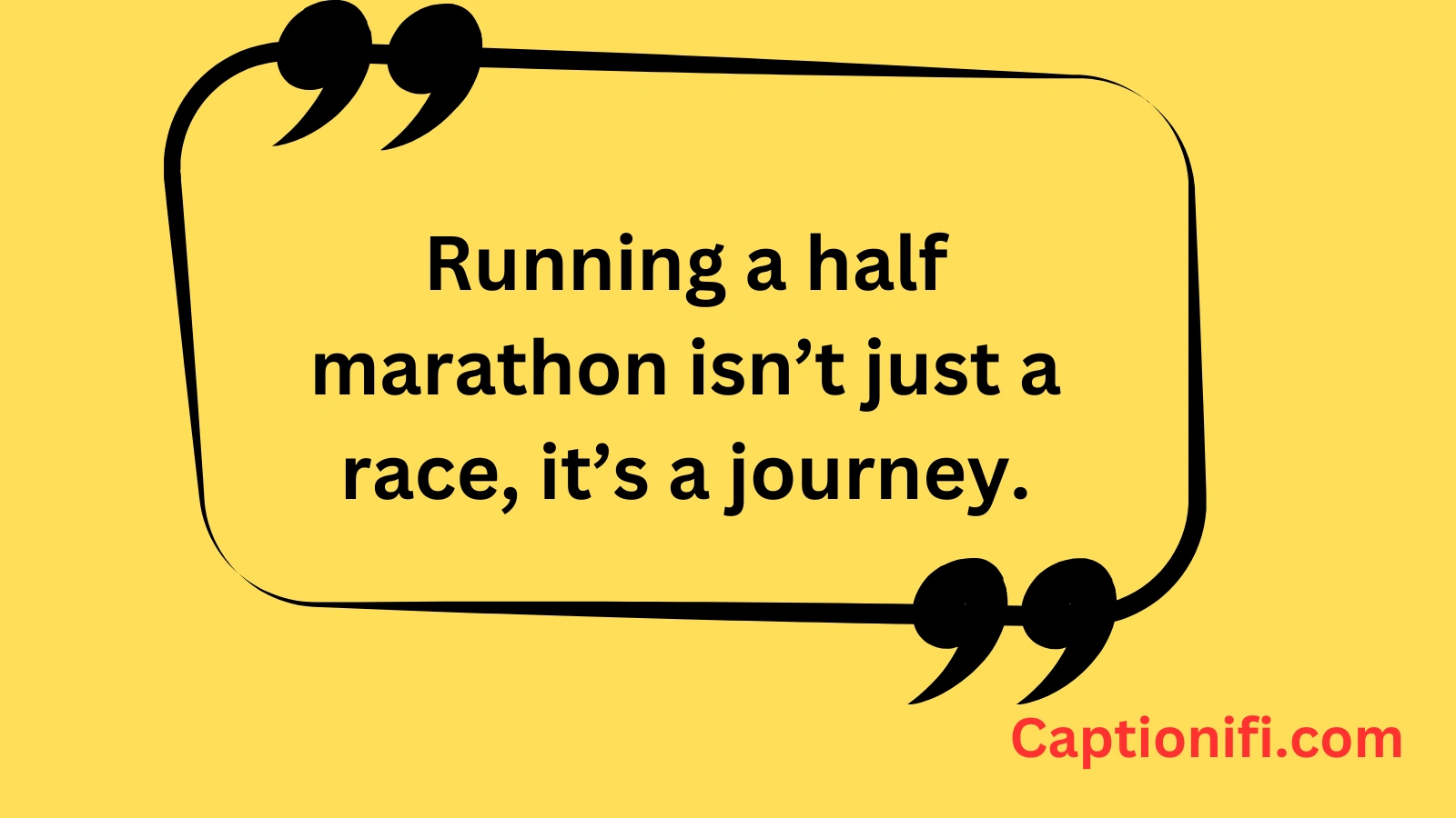 Half Marathon Captions 