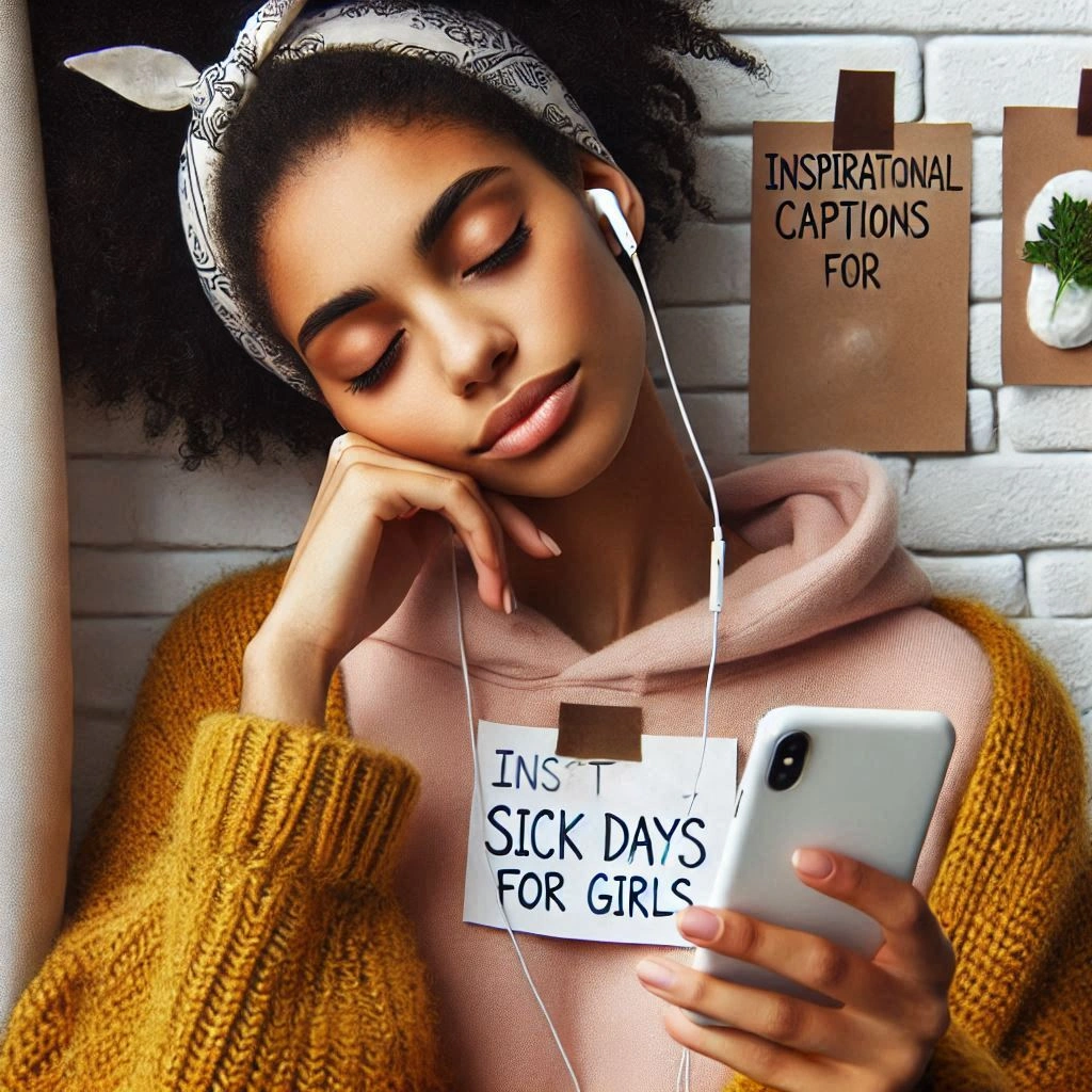 Inspirational Captions for Sick Days