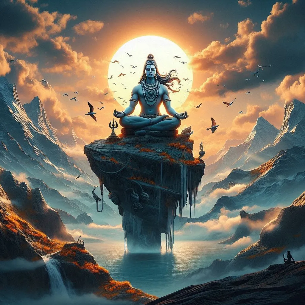 Mahadev Captions for Meditation & Peace