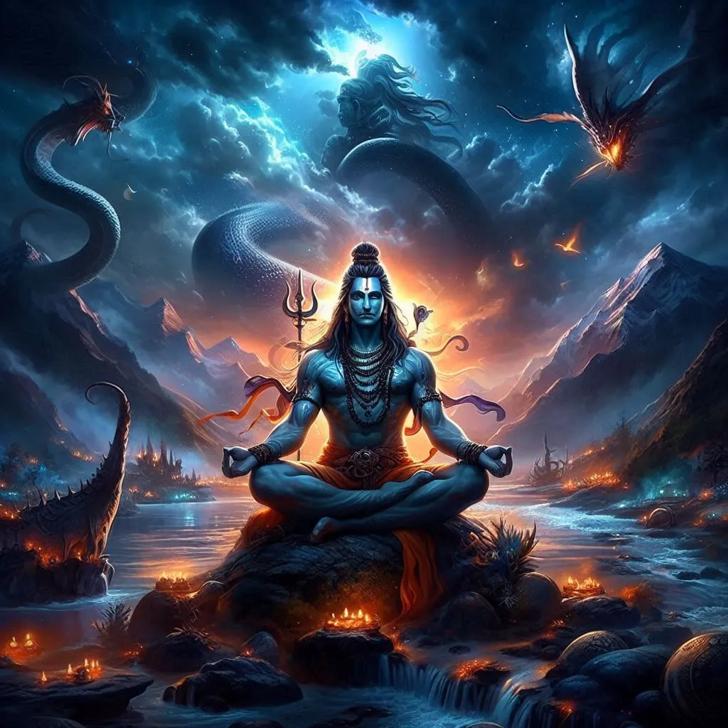 Mystical Mahadev Captions for Spiritual Souls