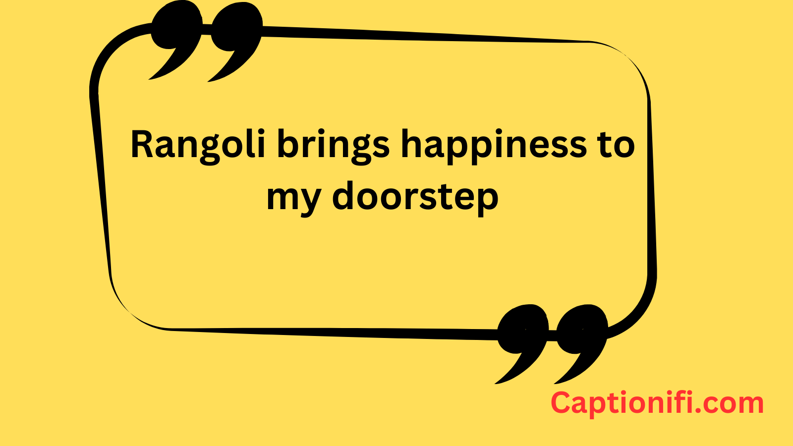 Rangoli Captions
