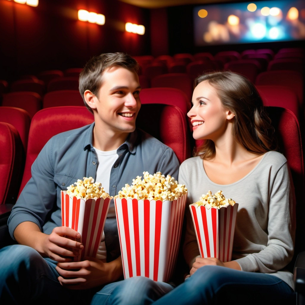 Romantic Captions for Date Night at the Movies