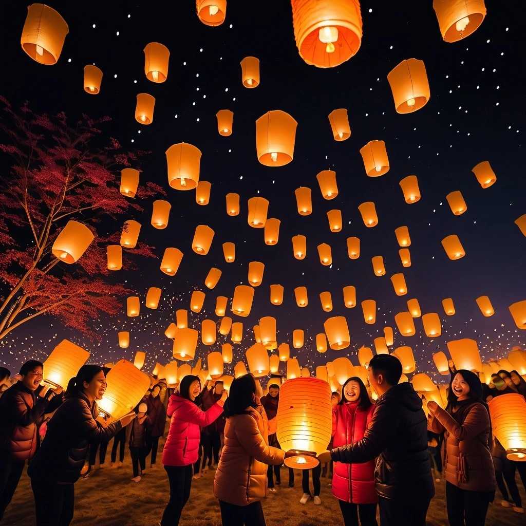 Short Lantern Festival Captions