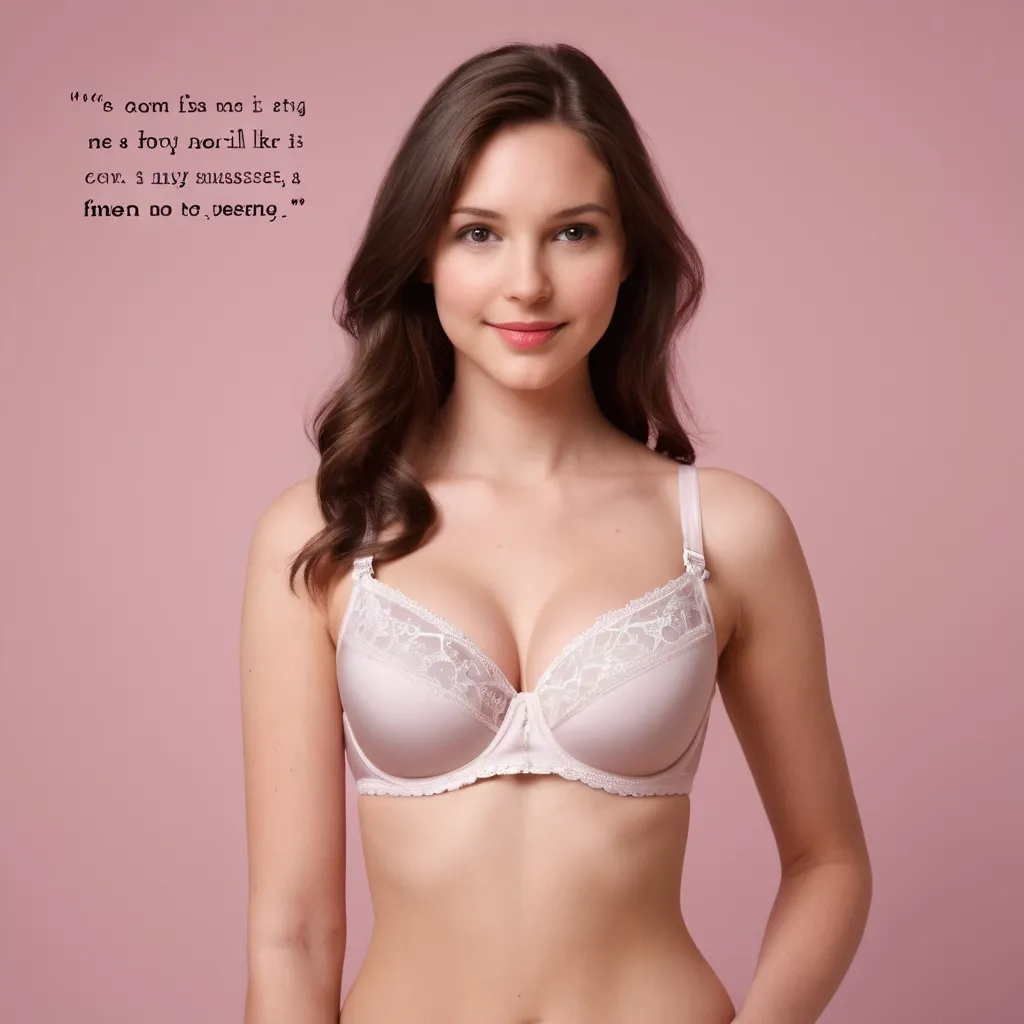  Sweet and Feminine Bra Captions