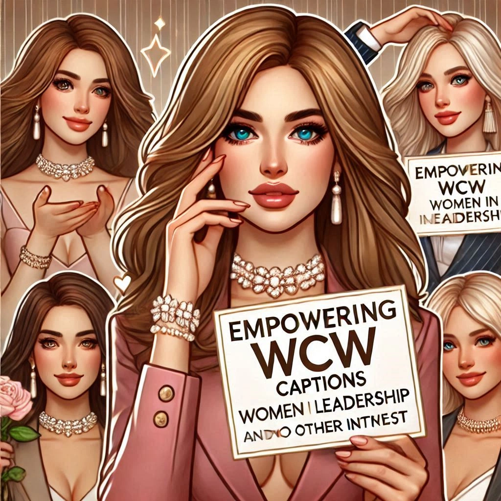  WCW Captions for Women in Leadership