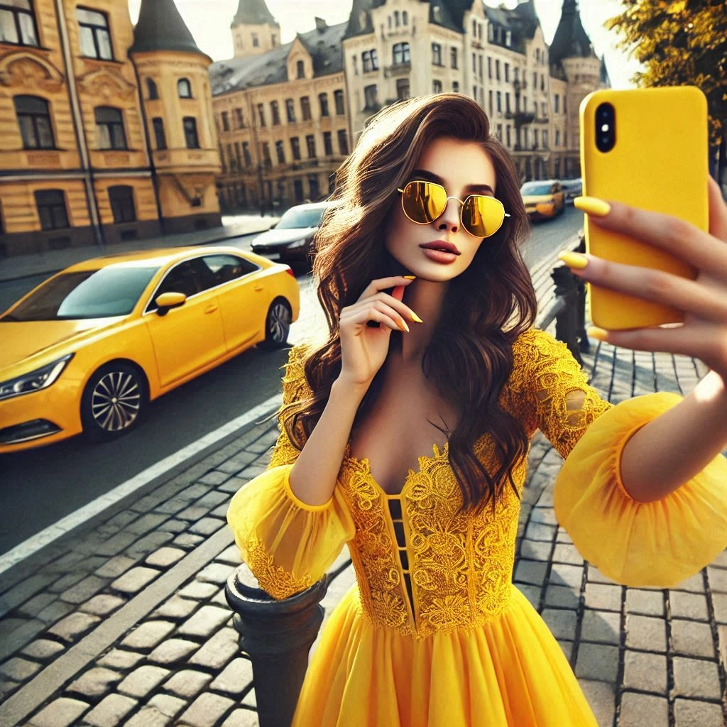  Yellow Dress Captions for Selfies