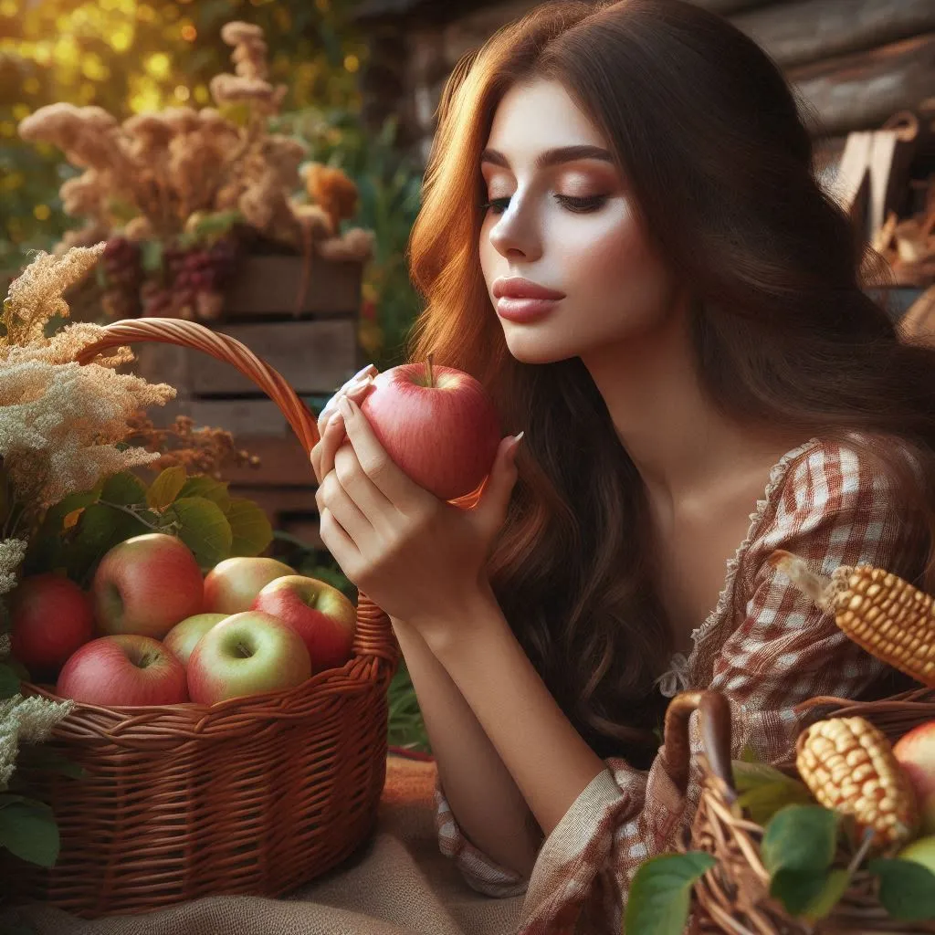 Cozy Apple Picking Moments