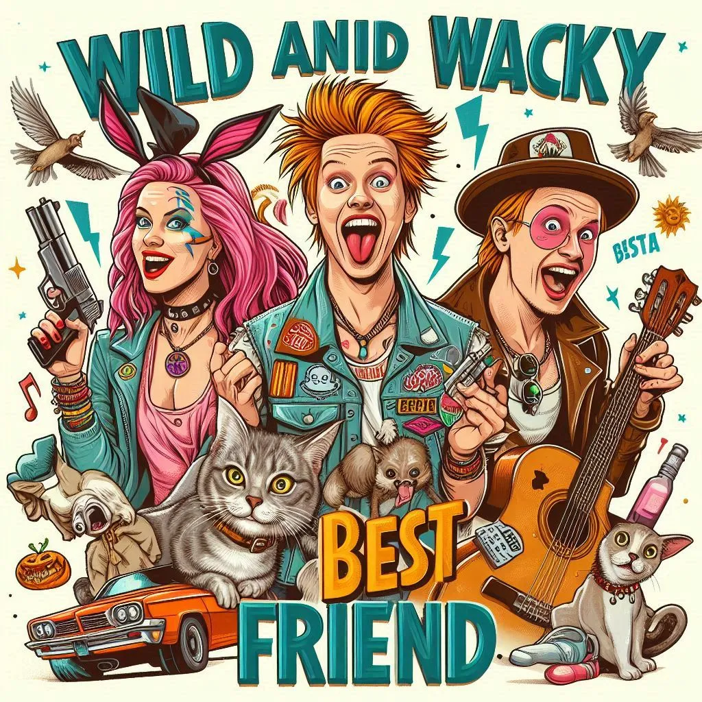 Wacky Best Friend Captions